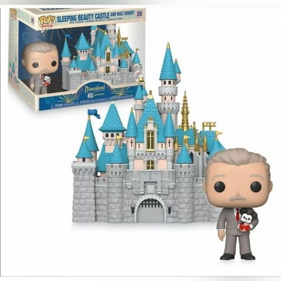 Disney Other - 🩵NIB Disney Funko Exclusive 65th Anniversary Walt & Sleeping Beauty Castle